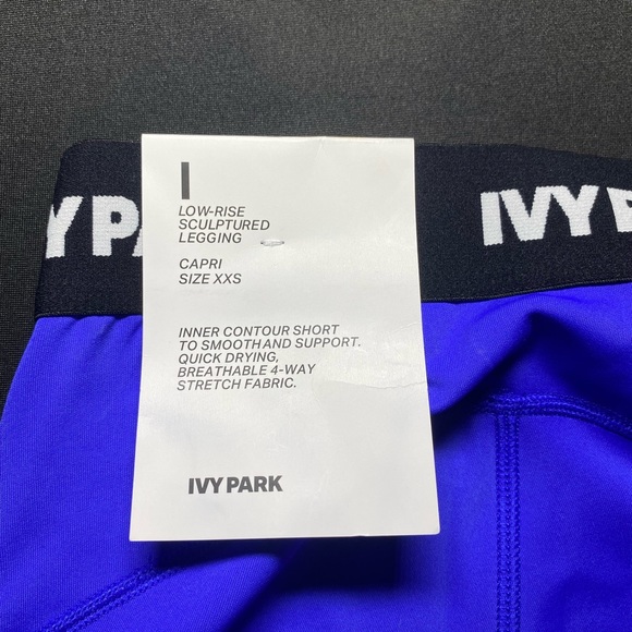 NWT Ivy park athletic short capri XXS - Picture 6 of 7
